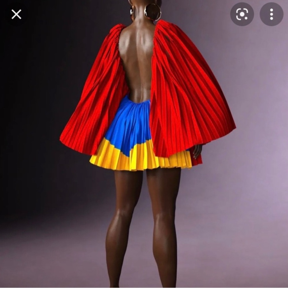 Kinsasha Backless Mini Dress